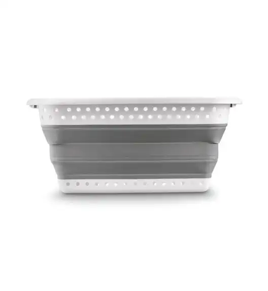 TADAR SILICO KOSZ NA PRANIE SKŁADANY 61X45X26(9)CM SZARY PP+TPR