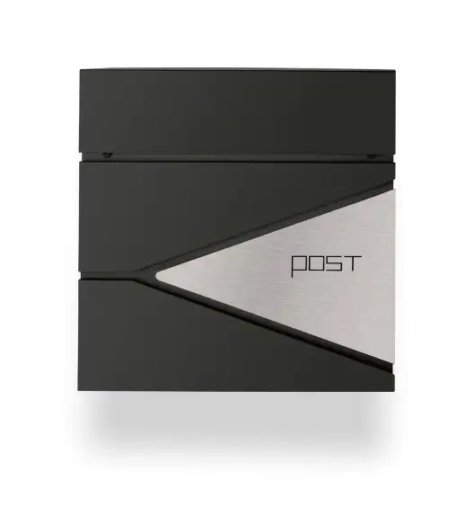 TADAR SKRZYNKA NA LISTY POST ANTRACYT+SS 37X37X10CM