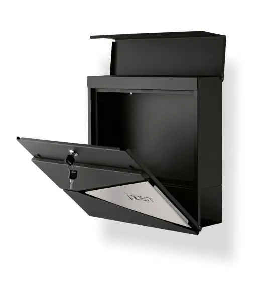 TADAR SKRZYNKA NA LISTY POST ANTRACYT+SS 37X37X10CM