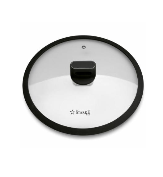 STARKE PRO Pokrywka uniwersalna 24 cm | szkło | silikonowy rant