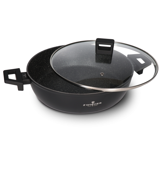 ZWIEGER FORTE Komplet garnków z pokrywkami 10 el / 16, 18, 20, 24, 28 cm / aluminium