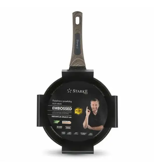 STARKE PRO EMBOSSED PATELNIA 24X5,5CM