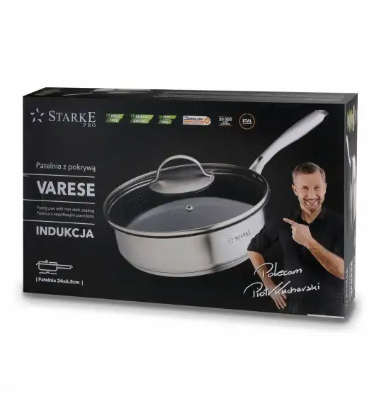 STARKE PRO VARESE PATELNIA NON-STICK SZ/P 24X6,5CM