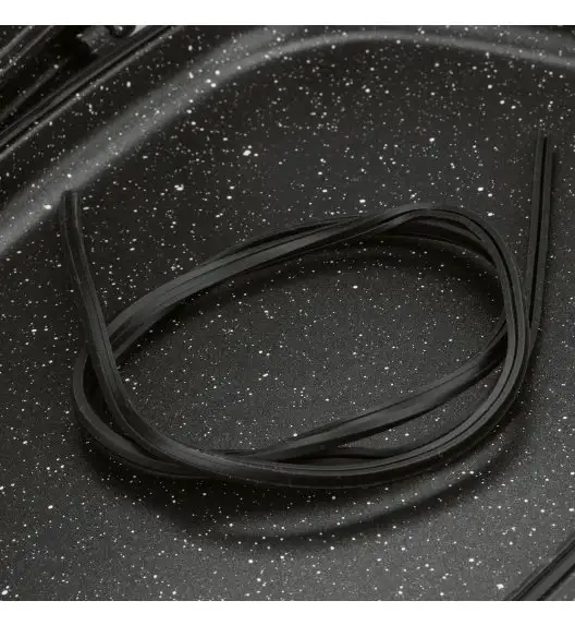 KONIGHOFFER PATELNIA DWUSTRONNA, ZAMYKANA DOPPIO MARBLE 32X24X7,5 CM INDUKCJA