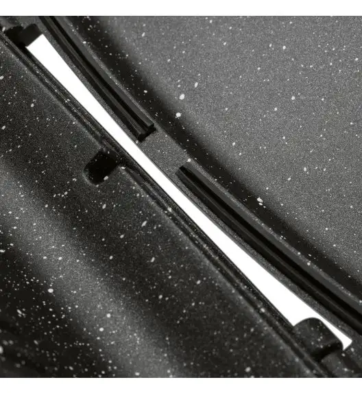 KONIGHOFFER PATELNIA DWUSTRONNA, ZAMYKANA DOPPIO MARBLE 32X24X7,5 CM INDUKCJA