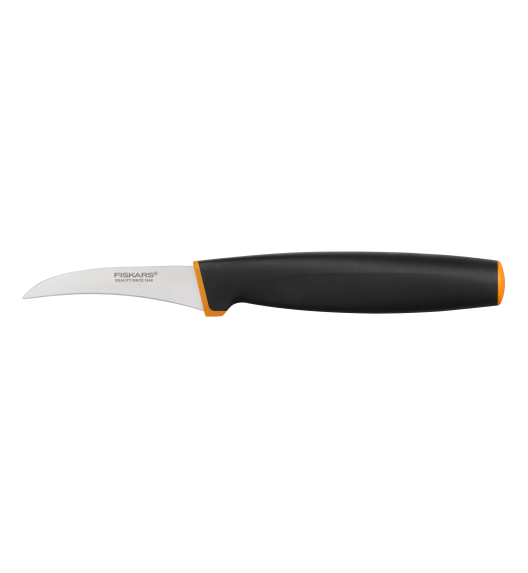 FISKARS CONTROL+ Nóż do obierania z wygiętym ostrzem 7 cm / japońska stal nierdzewna
