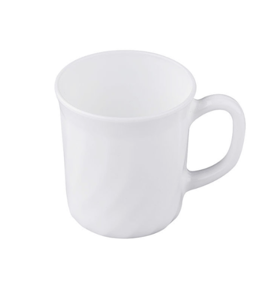 LUMINARC TRIANON 12 szt. - Kubek 290 ml | biały | szkło hartowane 