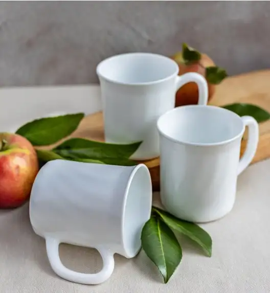 LUMINARC TRIANON 12 szt. - Kubek 290 ml | biały | szkło hartowane 