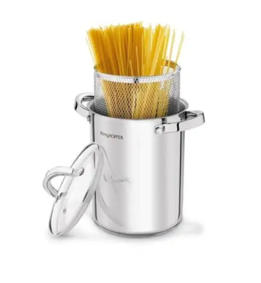 KONIGHOFFER GARNEK WYSOKI WIELOFUNKCYJNY Z SITKIEM 4L 16X21CM INDUKCJA