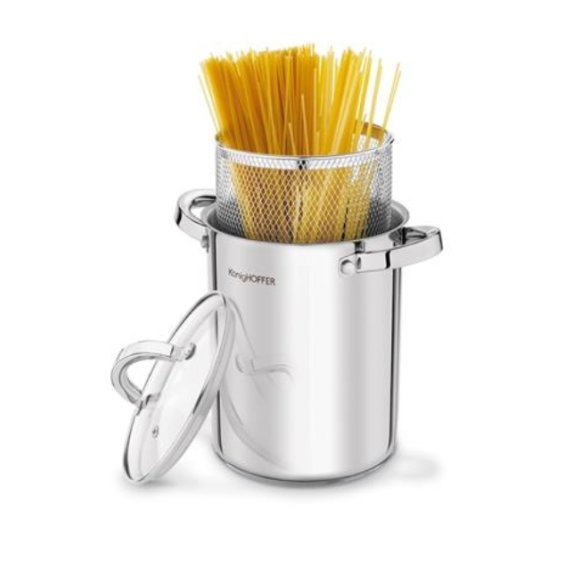 KONIGHOFFER GARNEK WYSOKI WIELOFUNKCYJNY Z SITKIEM 4L 16X21CM INDUKCJA