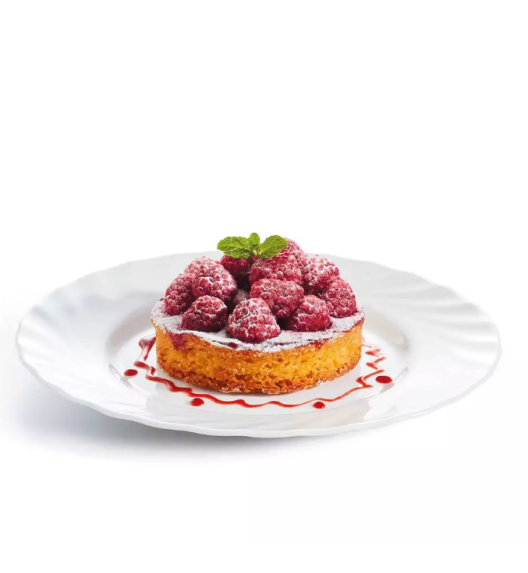 LUMINARC TRIANON 6 szt - Talerz deserowy 15,5 cm / biały / szkło hartowane