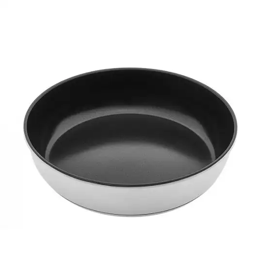 GERLACH AMBIENTE Komplet Garnki z pokrywkami 10 el + Patelnie Smart Steel 20, 24, 28 cm + pokrywka silikonowa 24/26/28 cm 