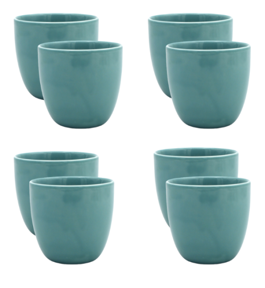 WYPRZEDAŻ! LUBIANA BILL | K5 Kubek 300 ml bez ucha | morski | porcelana x 6 SZT.