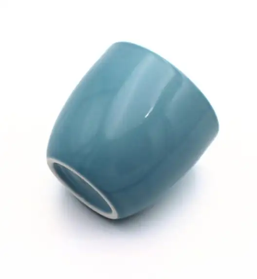 WYPRZEDAŻ! LUBIANA BILL | K6 Kubek 300 ml - 1 SZT - bez ucha | turkus | porcelana 