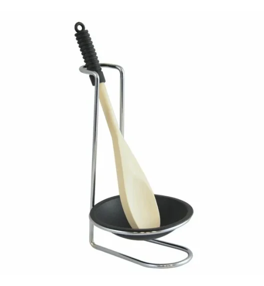 TADAR | STOJAK NA PRZYBORY POJEDYNCZY Z DREWNIANĄ ŁYŻKĄ 10X10.5X22.5CM