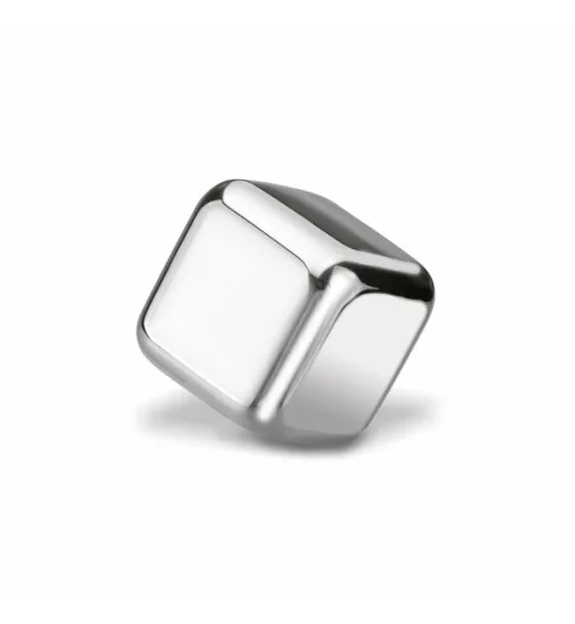 TADAR | STALOWE KOSTKI DO DRINKÓW 6SZT. + SZCZYPCE