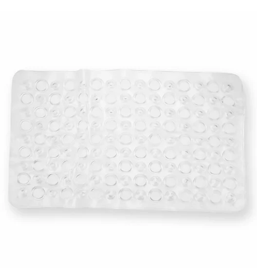 TADAR | MATA ANTYPOŚLIZGOWA ŁAZIENKOWA PROSTOKĄTNA 59X37CM TRANSP.