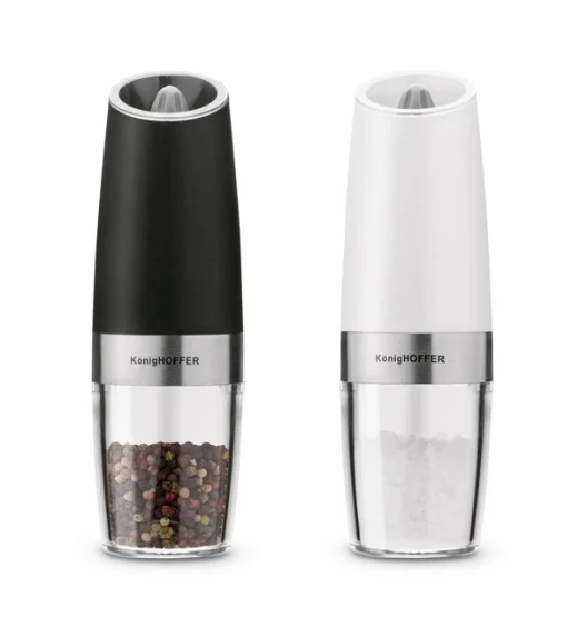 KönigHOFFER LUCA BLACK I WHITE ZESTAW 2 MŁYNKÓW ELEKTRYCZNO- GRAWITACYJNYCH