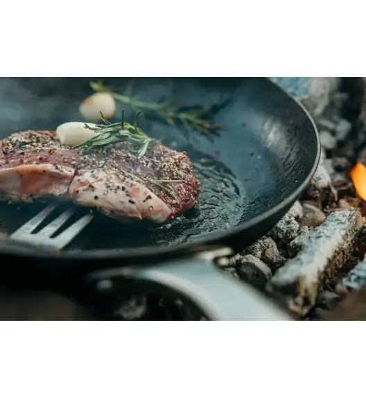 SKOTTSBERG | CAST IRON | Patelnia grilowa 28cm ŻELIWNA