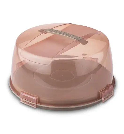 TADAR POJEMNIK NA CIASTO Z POKRYWĄ OKRĄGŁY 31X16CM MIX KOLORÓW