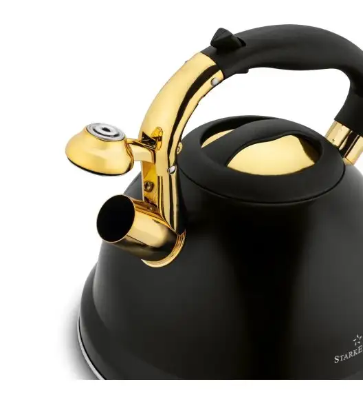 STARKE PRO CZAJNIK ASTERIA II 3L CZARNY MAT + ZŁOTE ELEMENTY INDUKCJA
