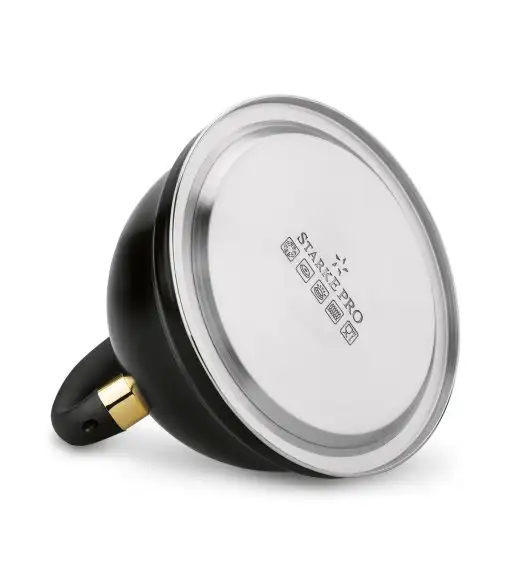 STARKE PRO CZAJNIK ASTERIA II 3L CZARNY MAT + ZŁOTE ELEMENTY INDUKCJA