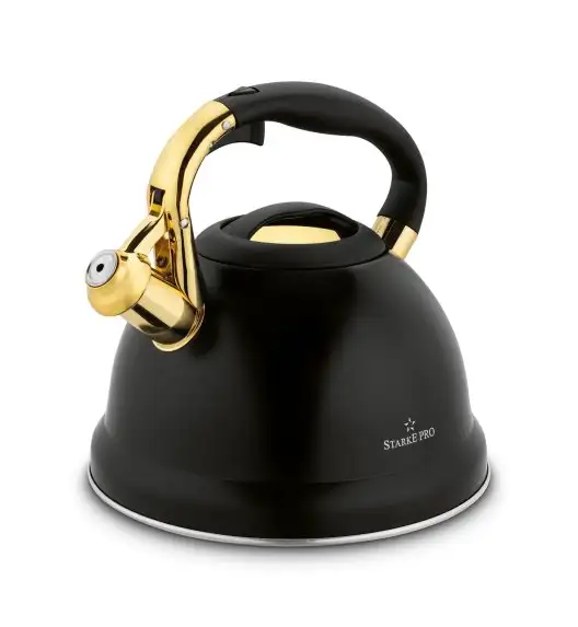 STARKE PRO CZAJNIK ASTERIA II 3L CZARNY MAT + ZŁOTE ELEMENTY INDUKCJA