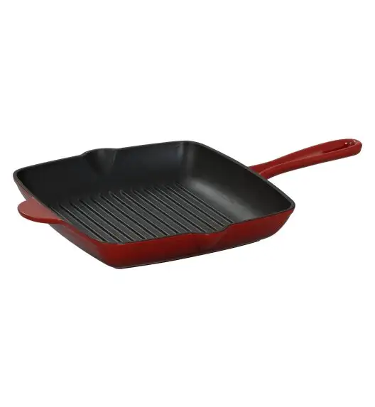 MG HOME | PATELNIA GRILLOWA ŻELIWNA INFINITO 26 CM / nieprzywierająca powłoka