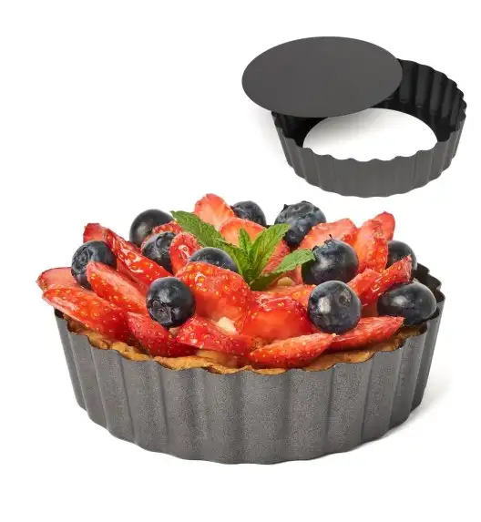 TADAR FORMA DO TARTY OKRĄGŁA Z WYJMOWANYM DNEM 12x2CM