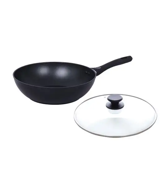 MG HOME | Wok 28 cm z pokrywką / powłoka non-stick