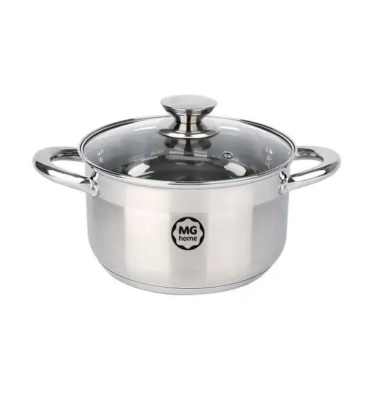 MG HOME | MODERNO STEEL BRUSHED KOMPLET GARNKÓW 9 EL.