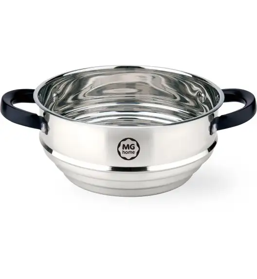 MG HOME | BLACK KOMPLET GARNKÓW  + WKŁAD DO GOTOWANIA NA PARZE 9 EL.