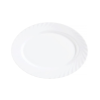 LUMINARC TRIANON WHITE Półmisek owalny 35 cm | biały | szkło hartowane | E9667