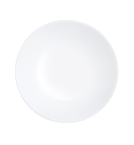 LUMINARC DIWALI WHITE Talerz deserowy 19 cm | szkło hartowane | D7358