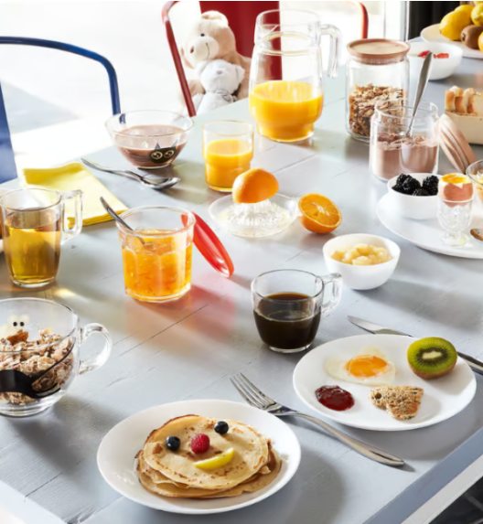 LUMINARC DIWALI WHITE Półmisek 33 cm | szkło hartowane | D7481