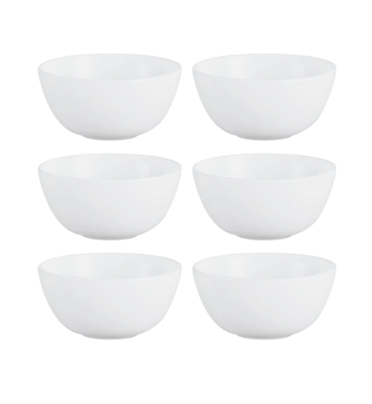 LUMINARC DIWALI WHITE Salaterka 26 cm - 6 SZT. | szkło hartowane | P6229