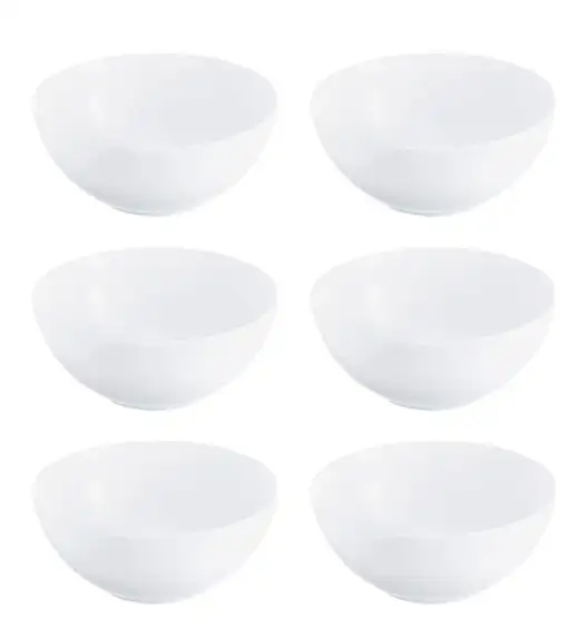 LUMINARC DIWALI WHITE Salaterka 12 cm - 6 SZT. | szkło hartowane | Q71474