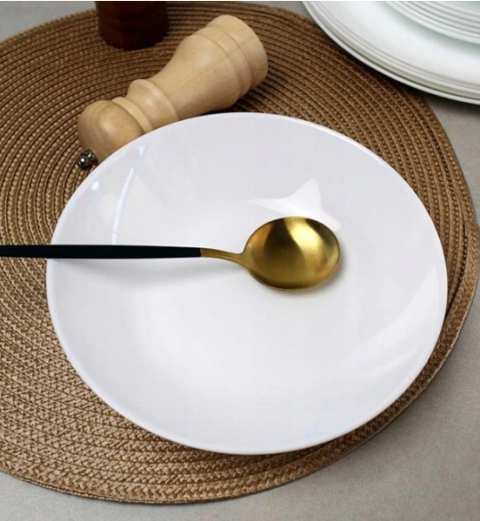 LUMINARC DIWALI WHITE Serwis obiadowy 57 el dla 18 osób | szkło hartowane | V0361