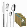 AMEFA PHOENIX Komplet sztućców z recyklingu 96 el dla 24 os w pudełku / połysk / stal nierdzewna 18/0