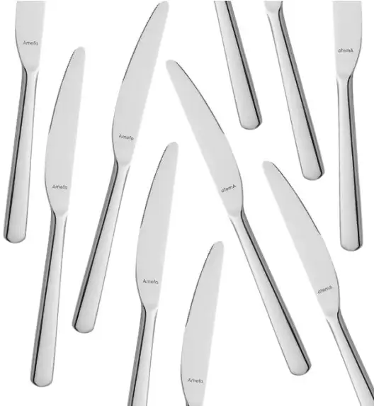 AMEFA PHOENIX Sztućce UE 60x Nóż obiadowy luzem / stal nierdzewna 18/0