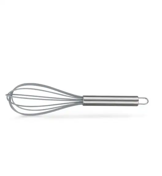 KELA | Cookie | rózga kuchenna, silikon/stal nierdzewna, 26 cm, szara