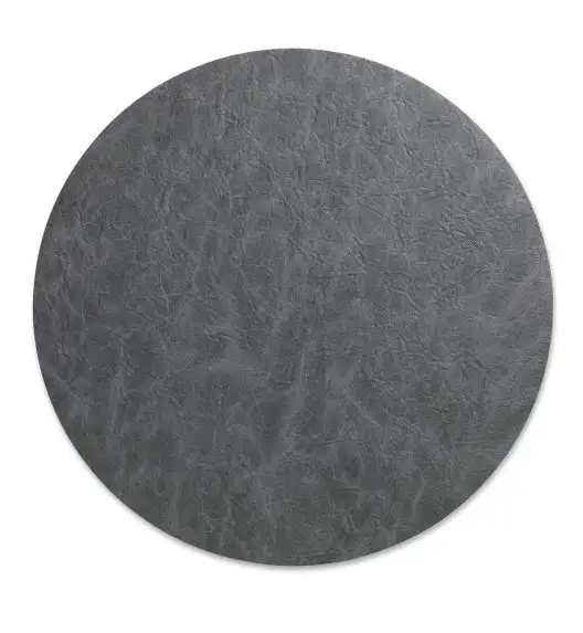 KELA | Kalea | podkładka dekoracyjna, sztuczna skóra, 38 cm, ciemnoszara