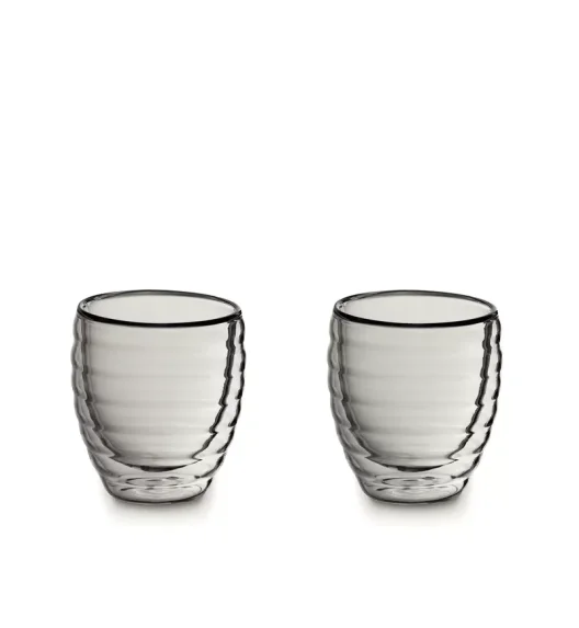 KELA | Cesena | 2 szklanki do espresso o podwójnych ściankach, śred. 6 x 6,5 cm, 0,08 l