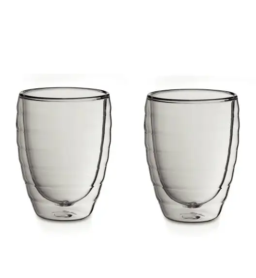 KELA | Cesena | 2 szklanki do latte macchiato o podwójnych ściankach, śred. 8,5 x 12 cm, 0,3 l