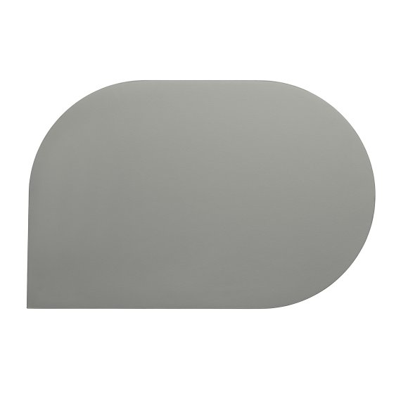 KELA | Edel | podkładka na stół, skóra syntetyczna, 45 x 30 cm, jasnoszara