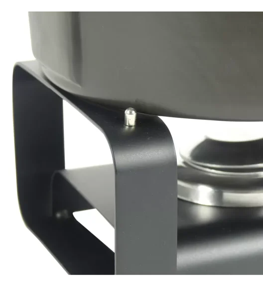 KELA | Roman | zestaw do fondue serowego dla 6 os., ceramika/metal, śred. 22,5 x 19 cm