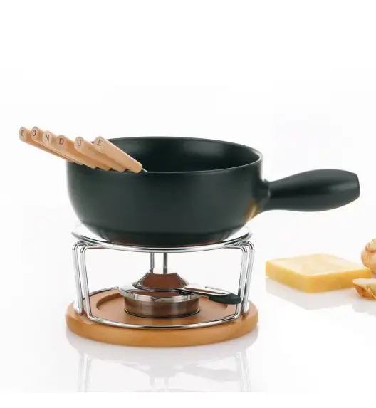 KELA | Natura | zestaw do fondue serowego, śred. 22,5 x 19 cm