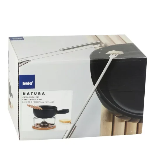 KELA | Natura | zestaw do fondue serowego, śred. 22,5 x 19 cm