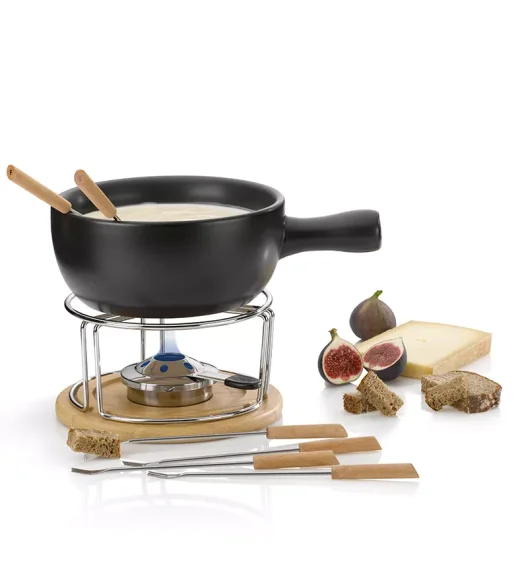 KELA | Natura | zestaw do fondue serowego, śred. 22,5 x 19 cm