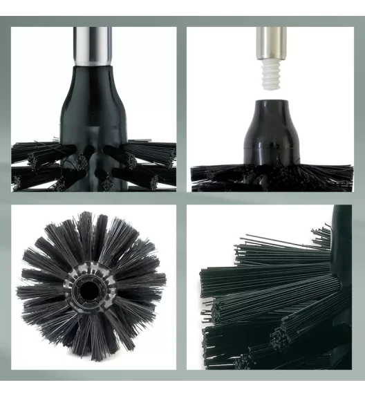 KELA | Sterling | zestaw do WC, ceramika/stal nierdzewna, śred. 10,5 x 45 cm